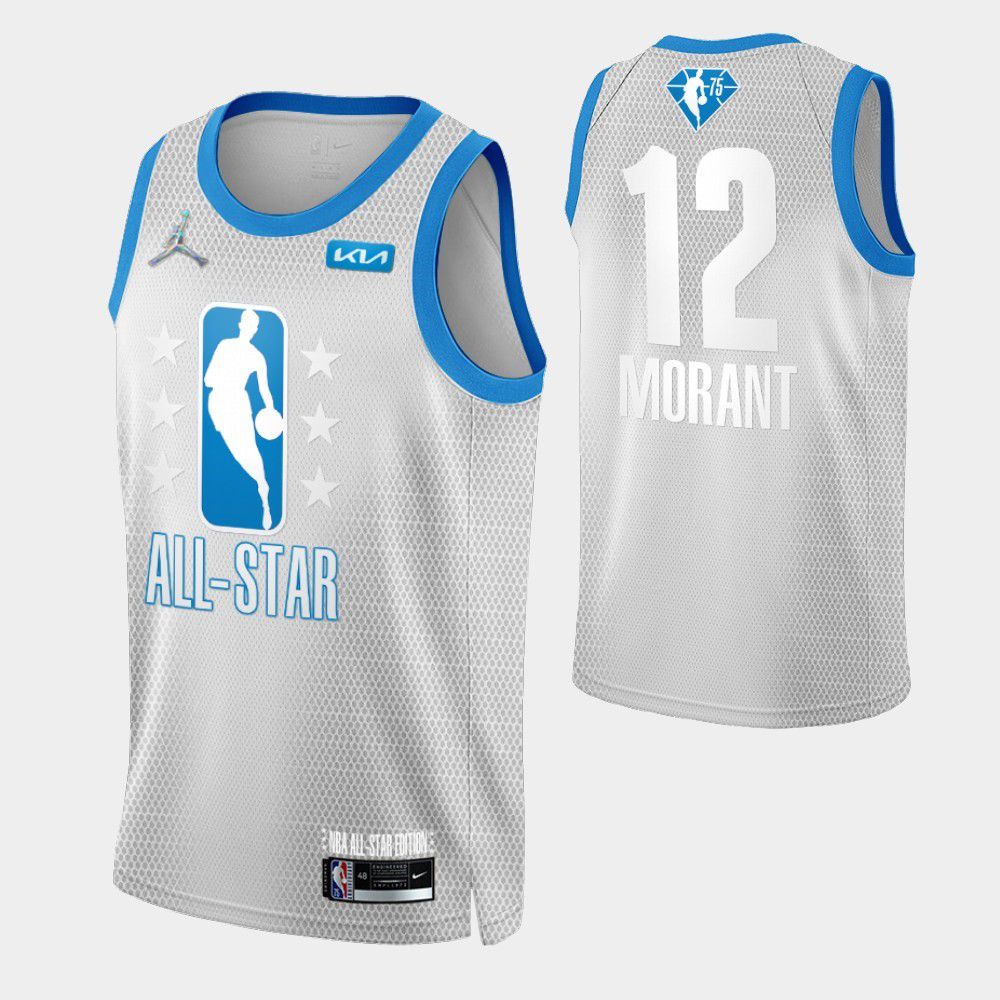 Men's Ja Morant #12 Jordan Brand Gray 2022 NBA All-Star Game Swingman Jersey-Pro Kit Vault | Brand New 26/27 Sports Jerseys